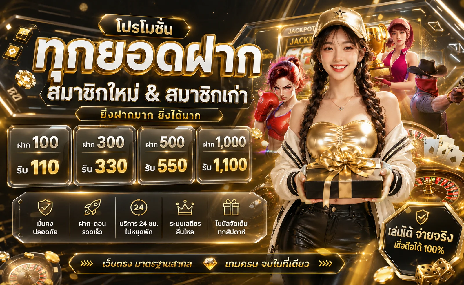ทดลองเล่นสล็อตฟรี LUCKYKUB ทุกค่ายดัง